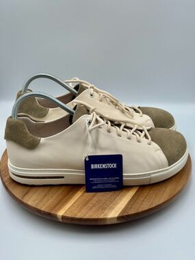 BIRKENSTOCK Bend Low Decon Pop Taupe/Eggshell Lace Up Sneakers Shoes Men's 12